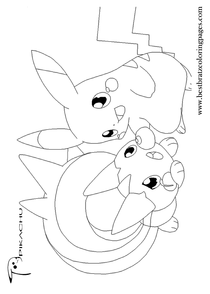 Pikachu Coloring Pages for Kids 34