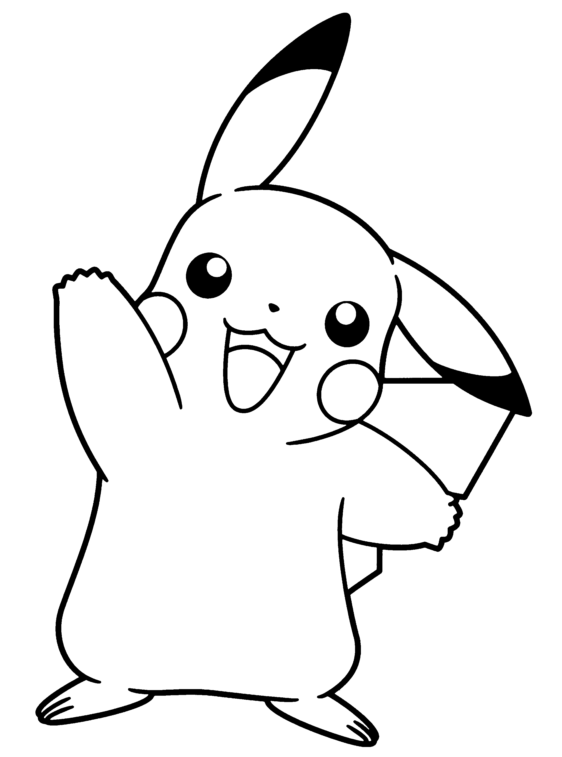 Pikachu Coloring Pages for Kids 35