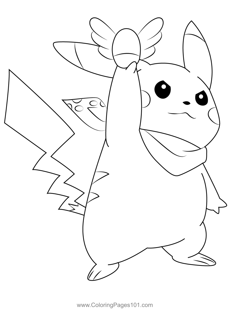 Pikachu Coloring Pages for Kids 36