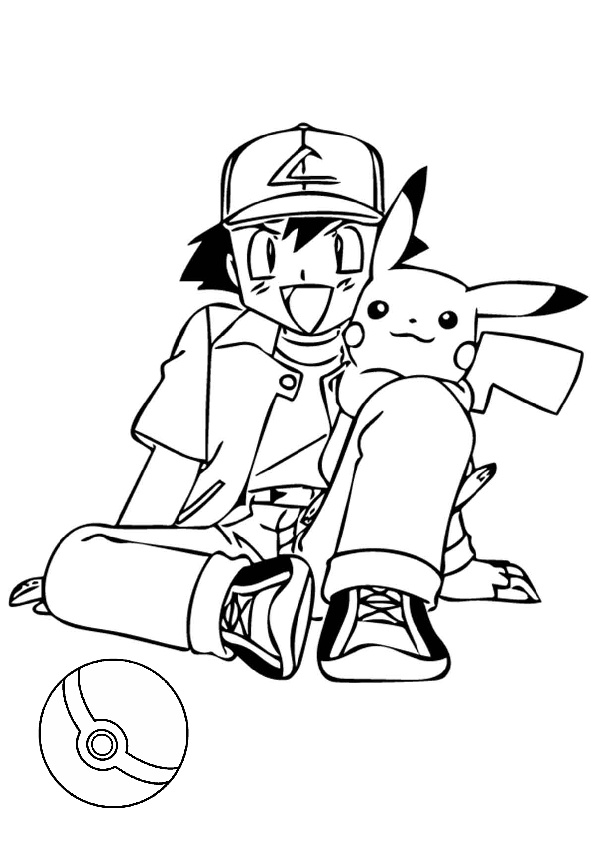 Pikachu Coloring Pages for Kids 37