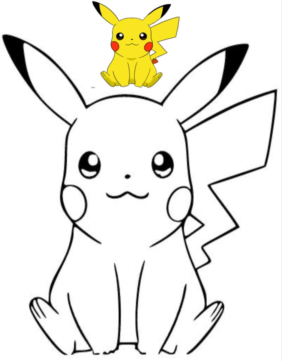 Pikachu Coloring Pages for Kids 41