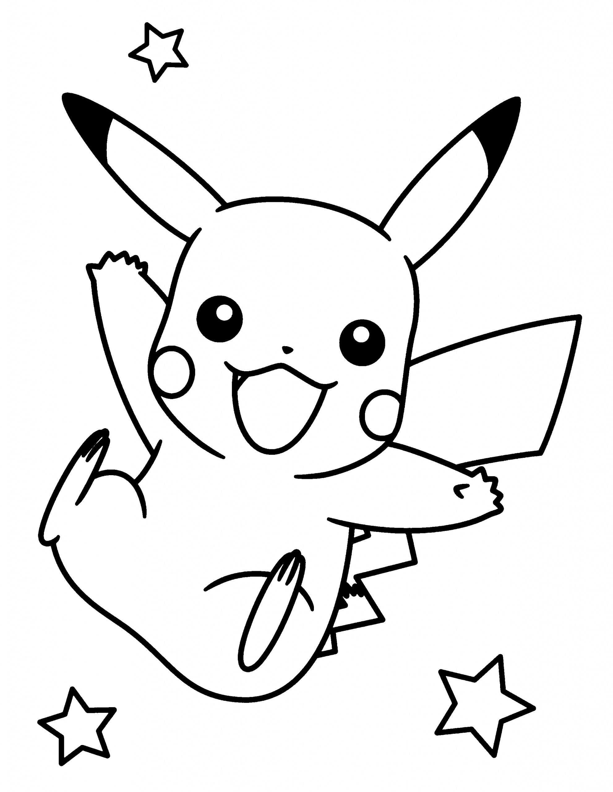 Pikachu Coloring Pages for Kids 42