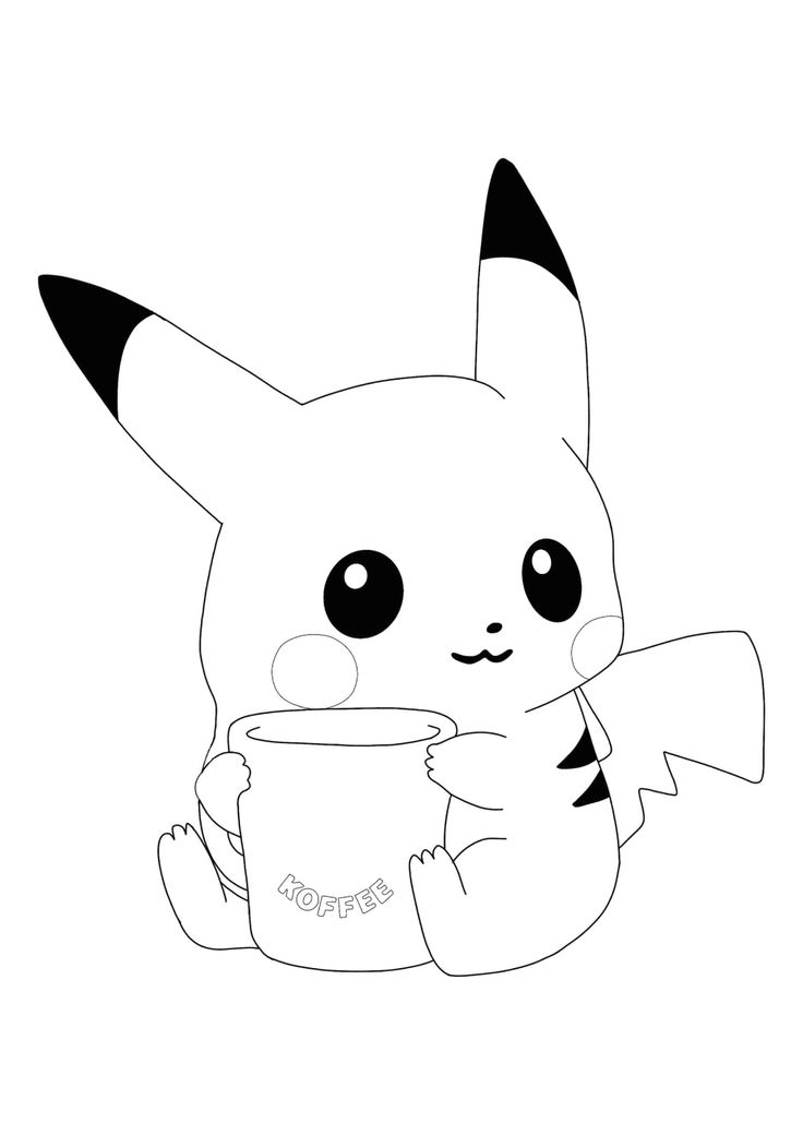 Pikachu Coloring Pages for Kids 5