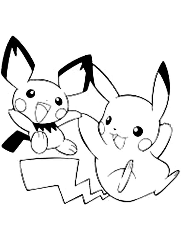 Pikachu Coloring Pages for Kids 59