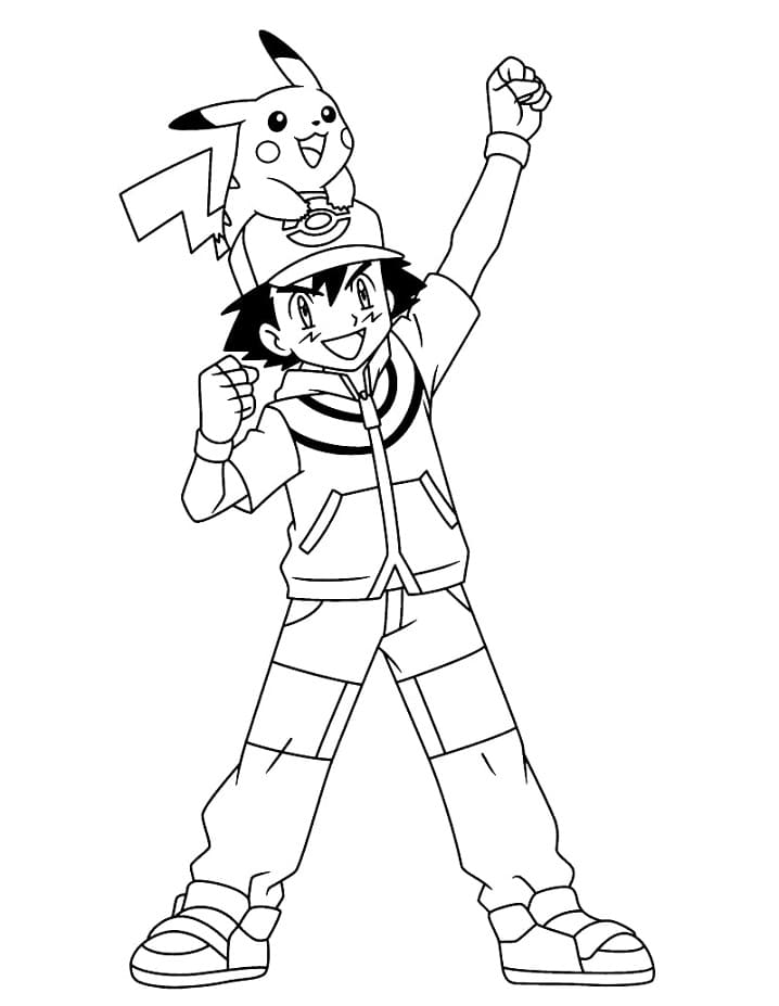 Pikachu Coloring Pages for Kids 63