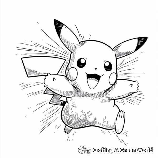 Pikachu Coloring Pages for Kids 66