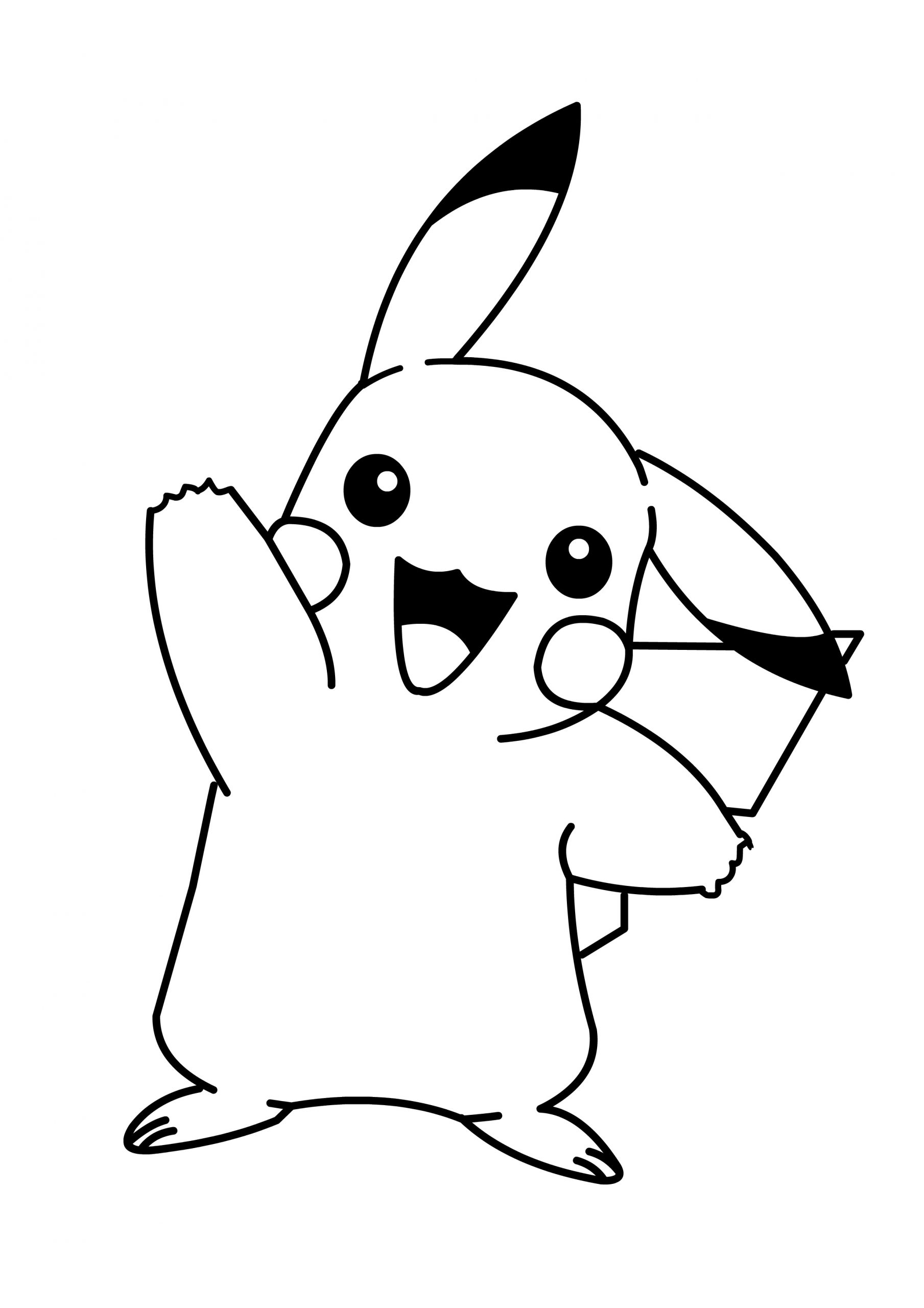 Pikachu Coloring Pages for Kids 70