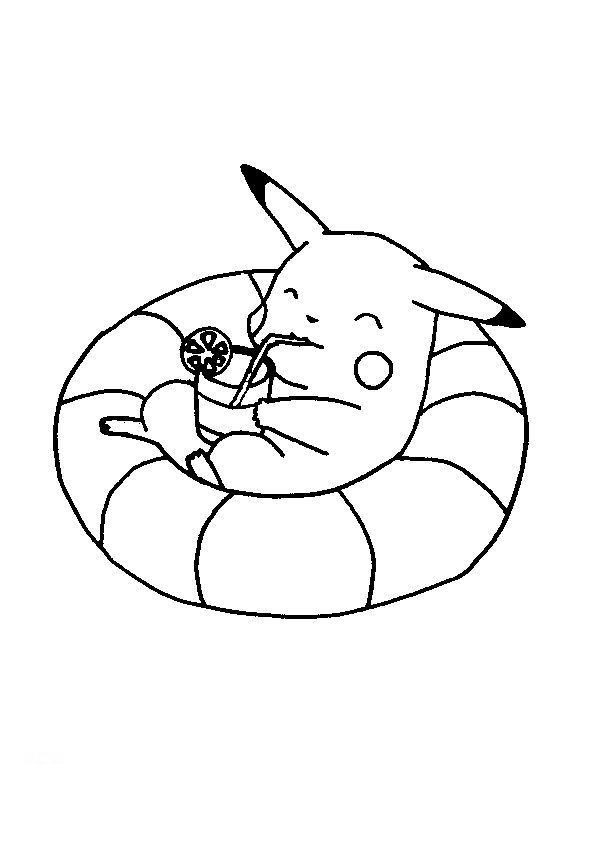 Pikachu Coloring Pages for Kids 73