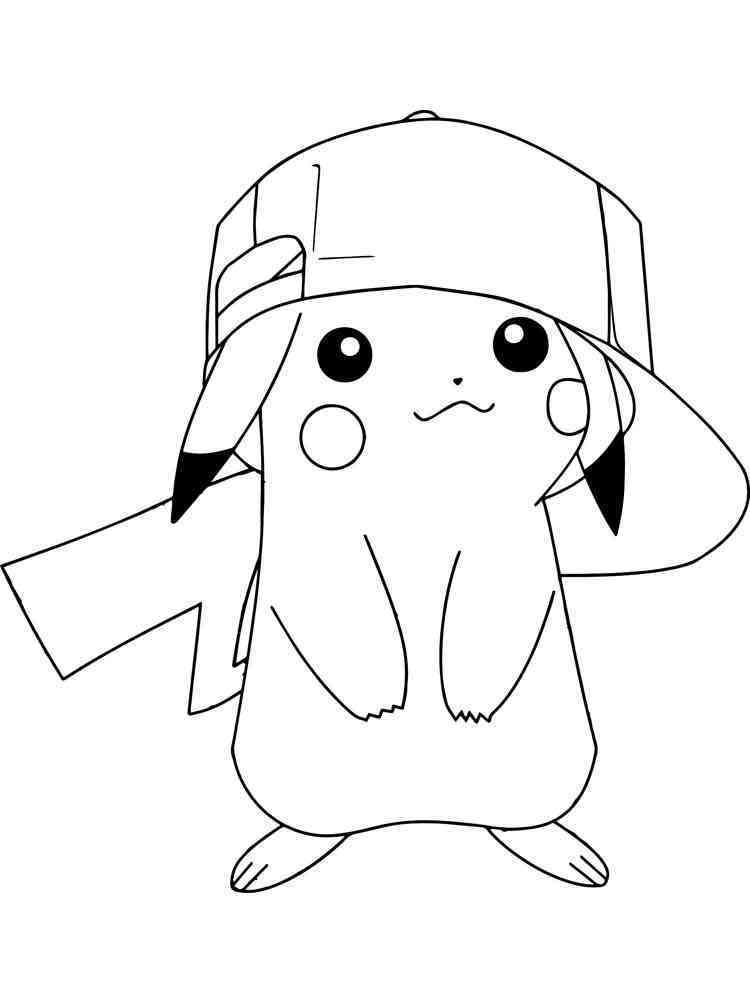 Pikachu Coloring Pages for Kids 74