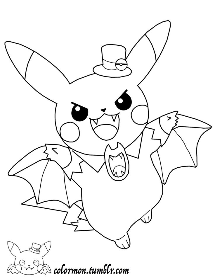 Pikachu Coloring Pages for Kids 75