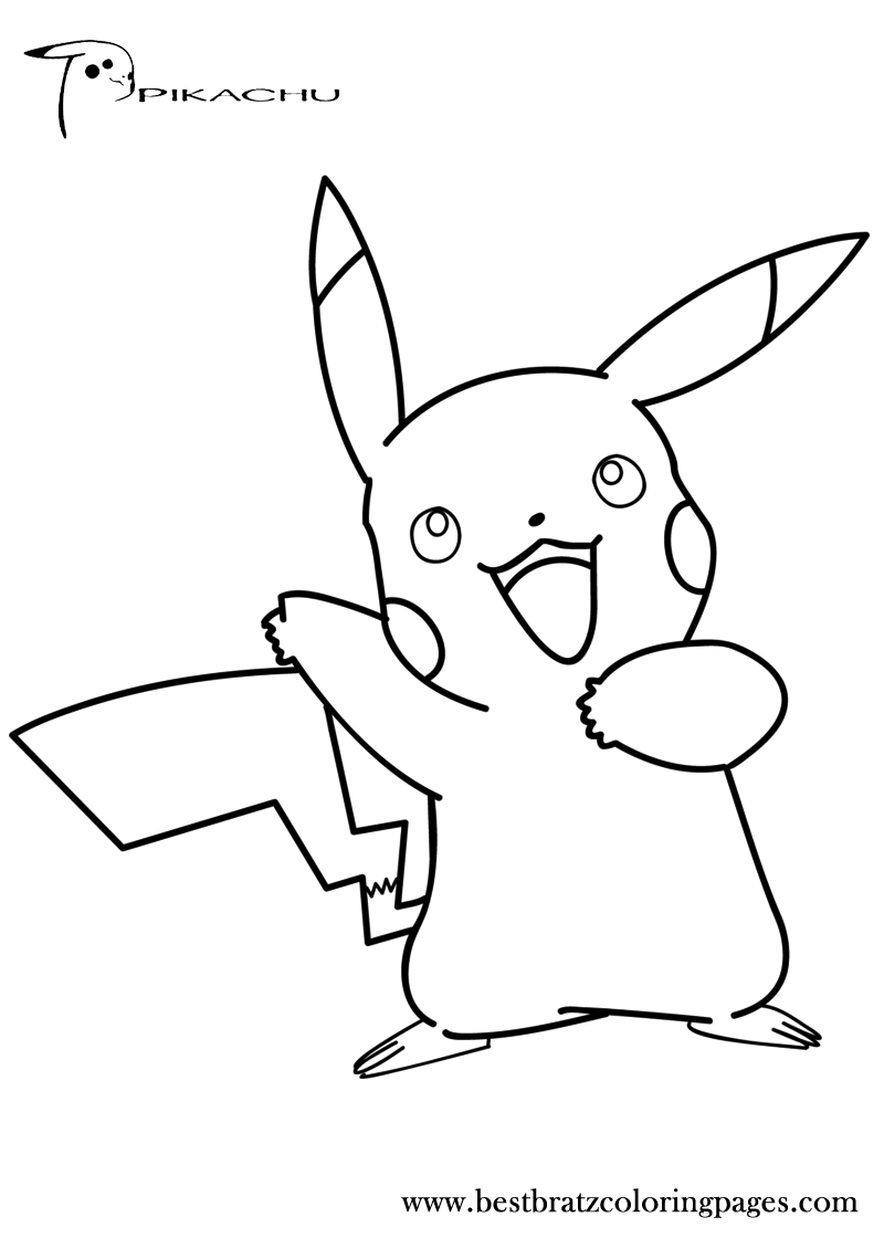 Pikachu Coloring Pages for Kids 77