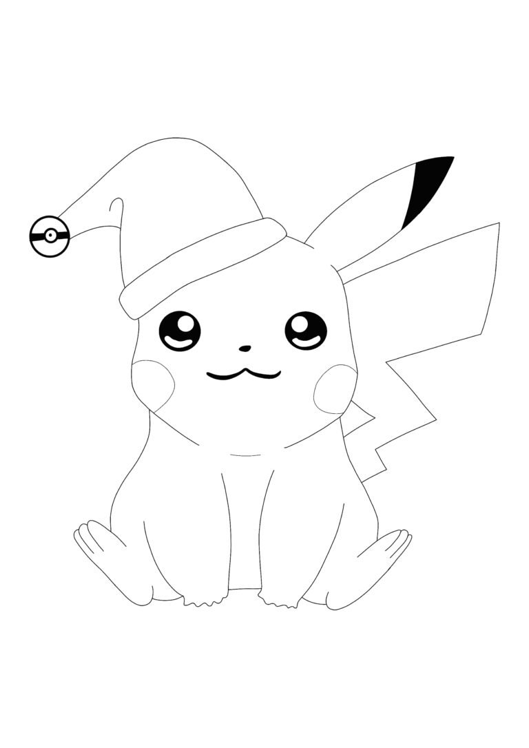 Pikachu Coloring Pages for Kids 79