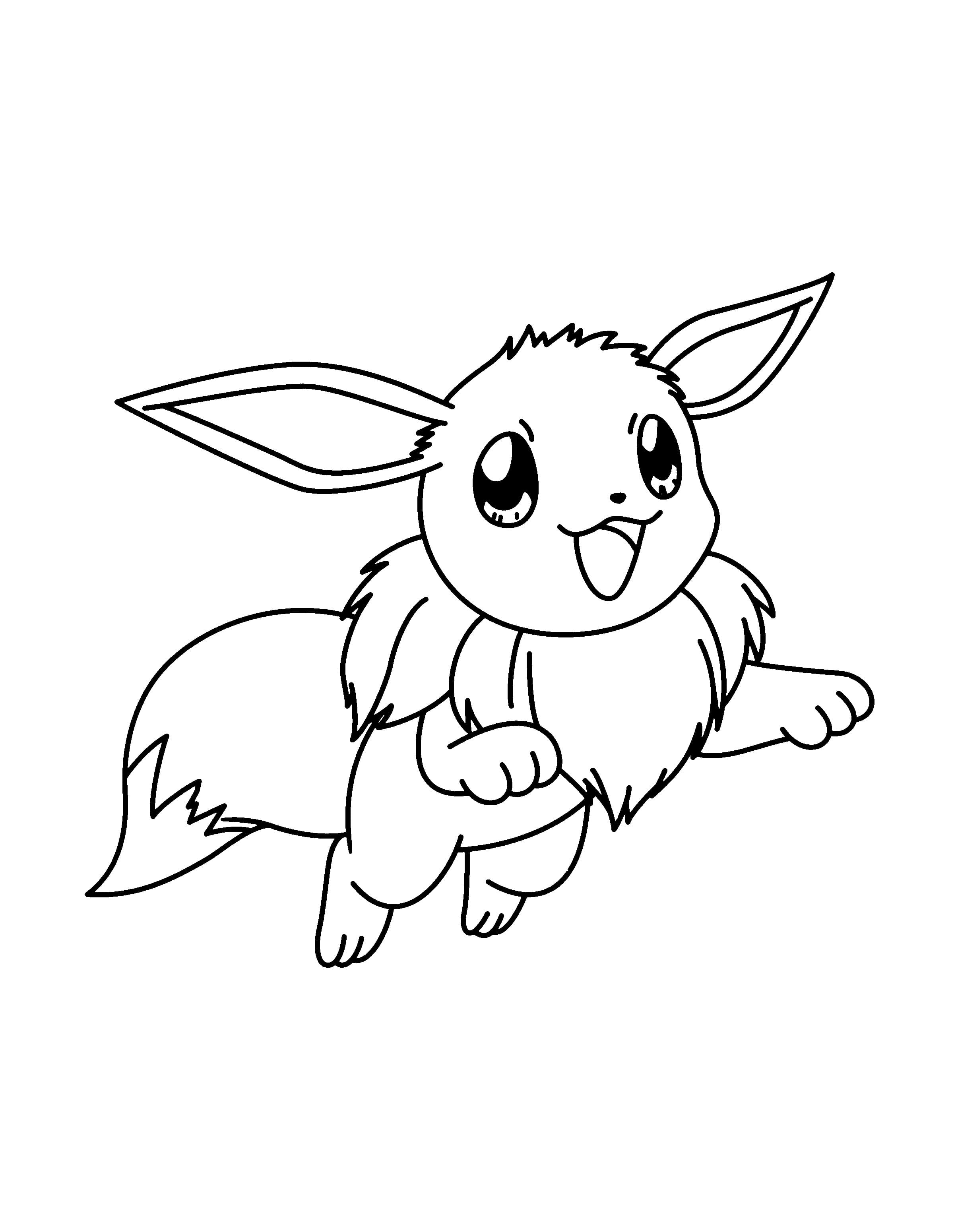 Pikachu Coloring Pages for Kids 80