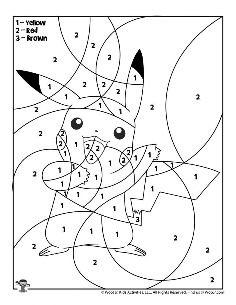 Pikachu Coloring Pages for Kids 84