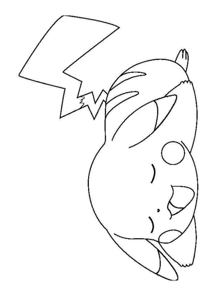 Pikachu Coloring Pages for Kids 9