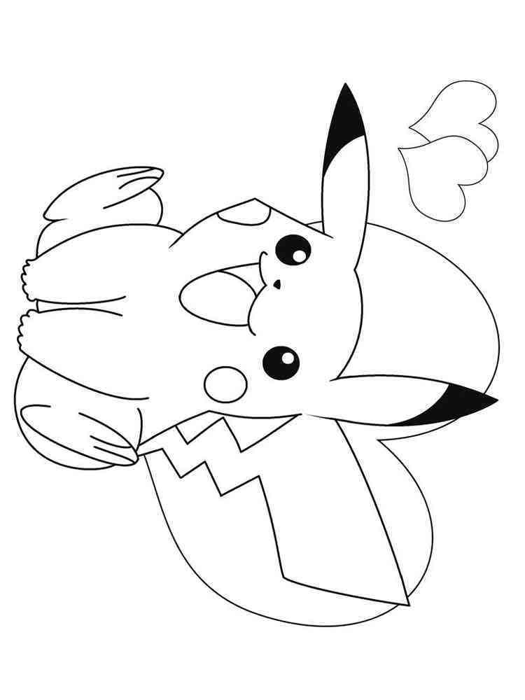 Pikachu Coloring Pages for Kids 91