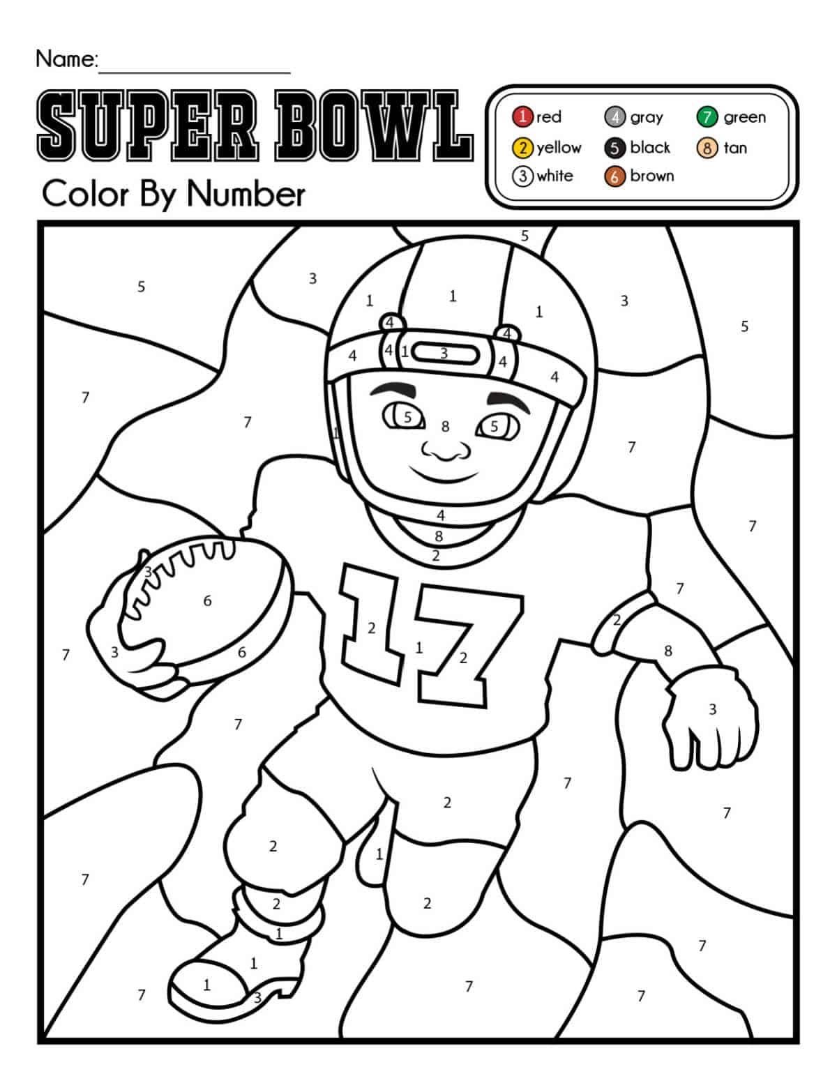 printable nfl coloring sheets