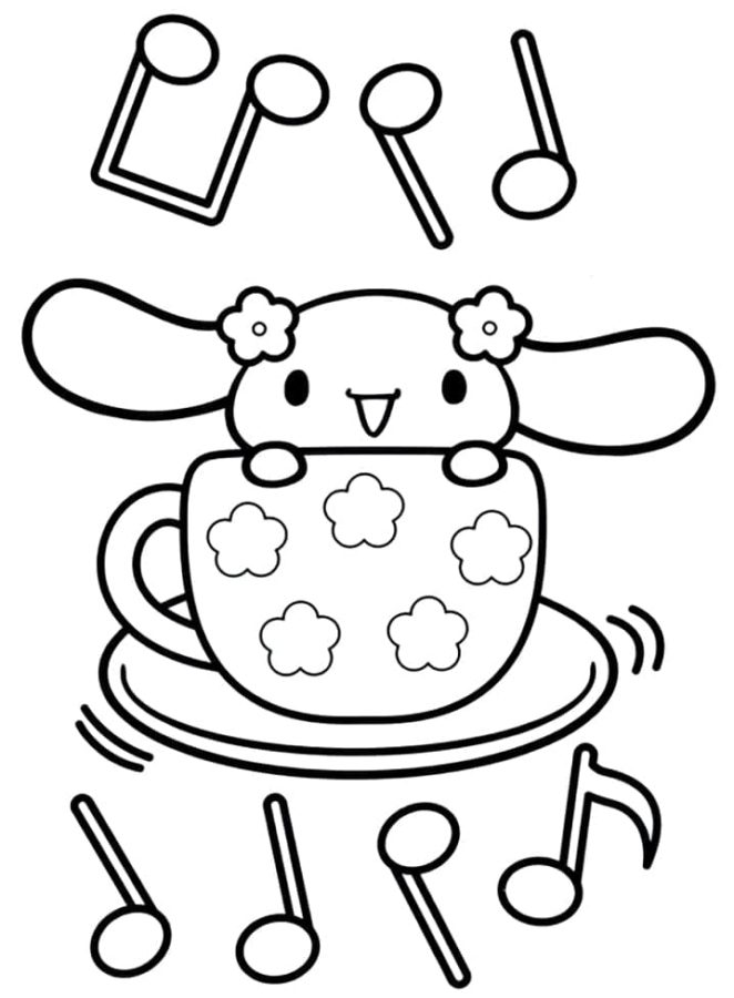 Sanrio Coloring Pages Printable Aesthetic 108