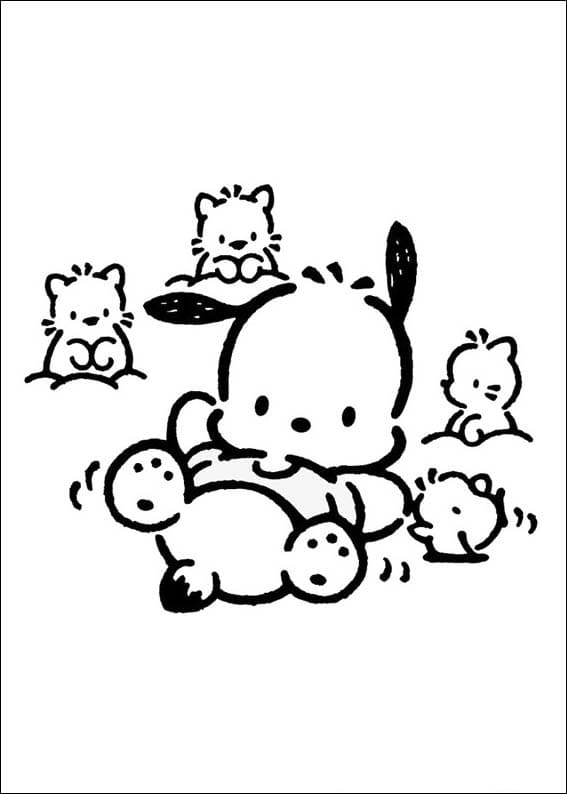 Sanrio Coloring Pages Printable Aesthetic 110