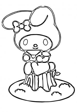 Sanrio Coloring Pages Printable Aesthetic 111