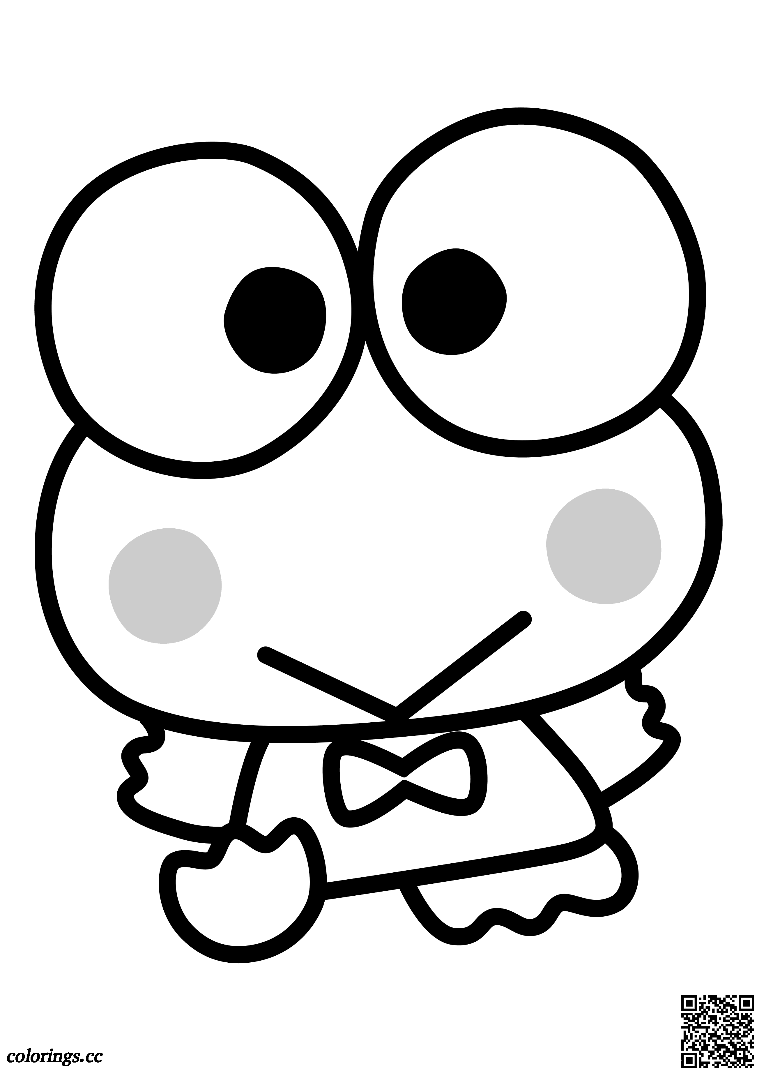 Sanrio Coloring Pages Printable Aesthetic 15