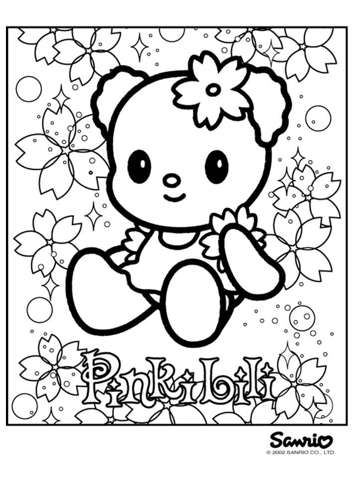 Sanrio Coloring Pages Printable Aesthetic 19