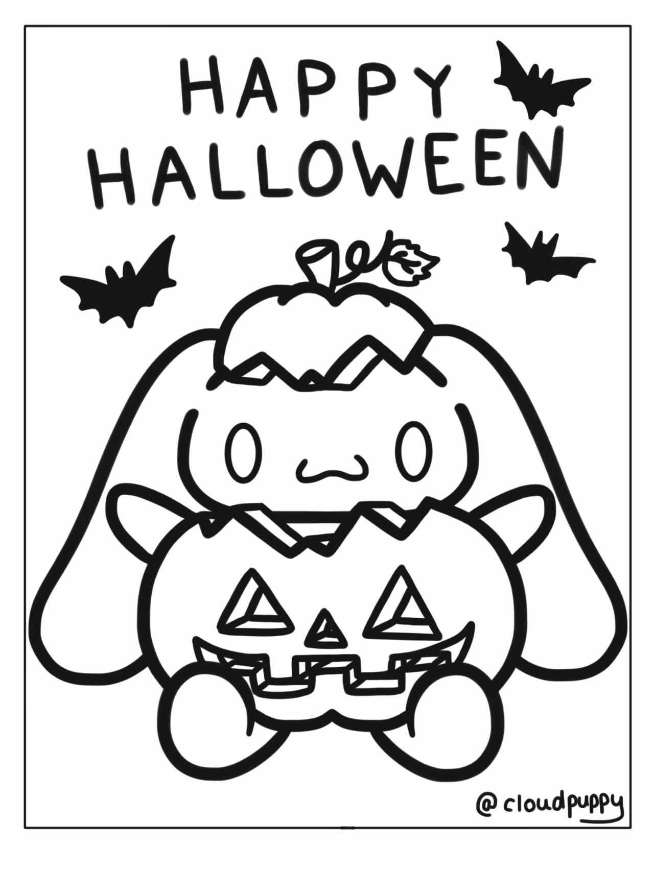 Sanrio Coloring Pages Printable Aesthetic 29