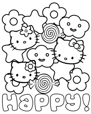 Sanrio Coloring Pages Printable Aesthetic 32