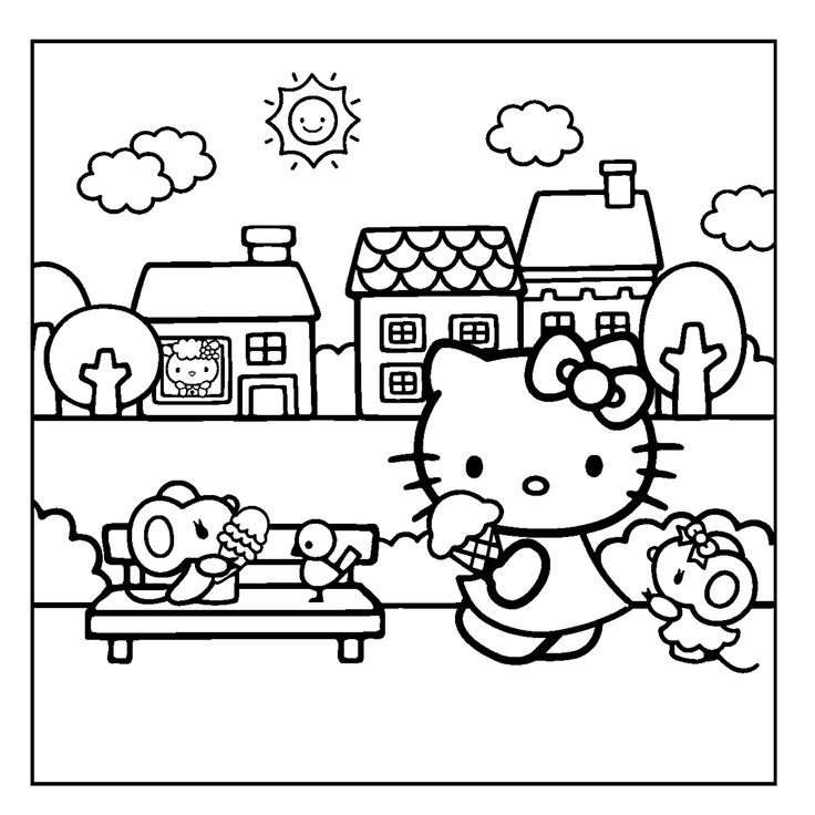 Sanrio Coloring Pages Printable Aesthetic 38