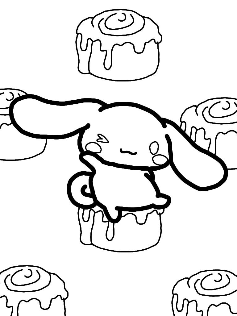 Sanrio Coloring Pages Printable Aesthetic 4