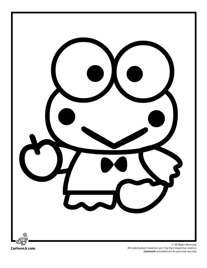 Sanrio Coloring Pages Printable Aesthetic 5