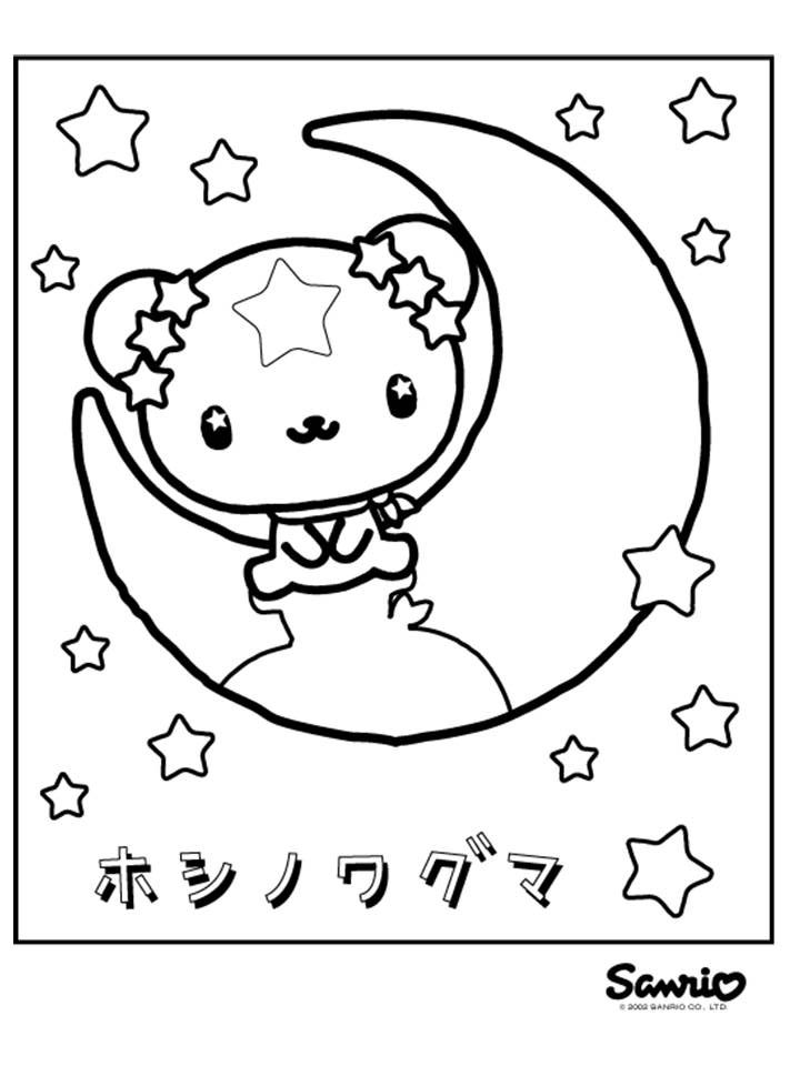 Sanrio Coloring Pages Printable Aesthetic 50