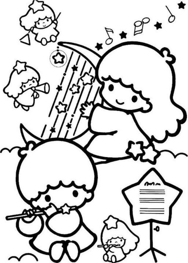 Sanrio Coloring Pages Printable Aesthetic 53