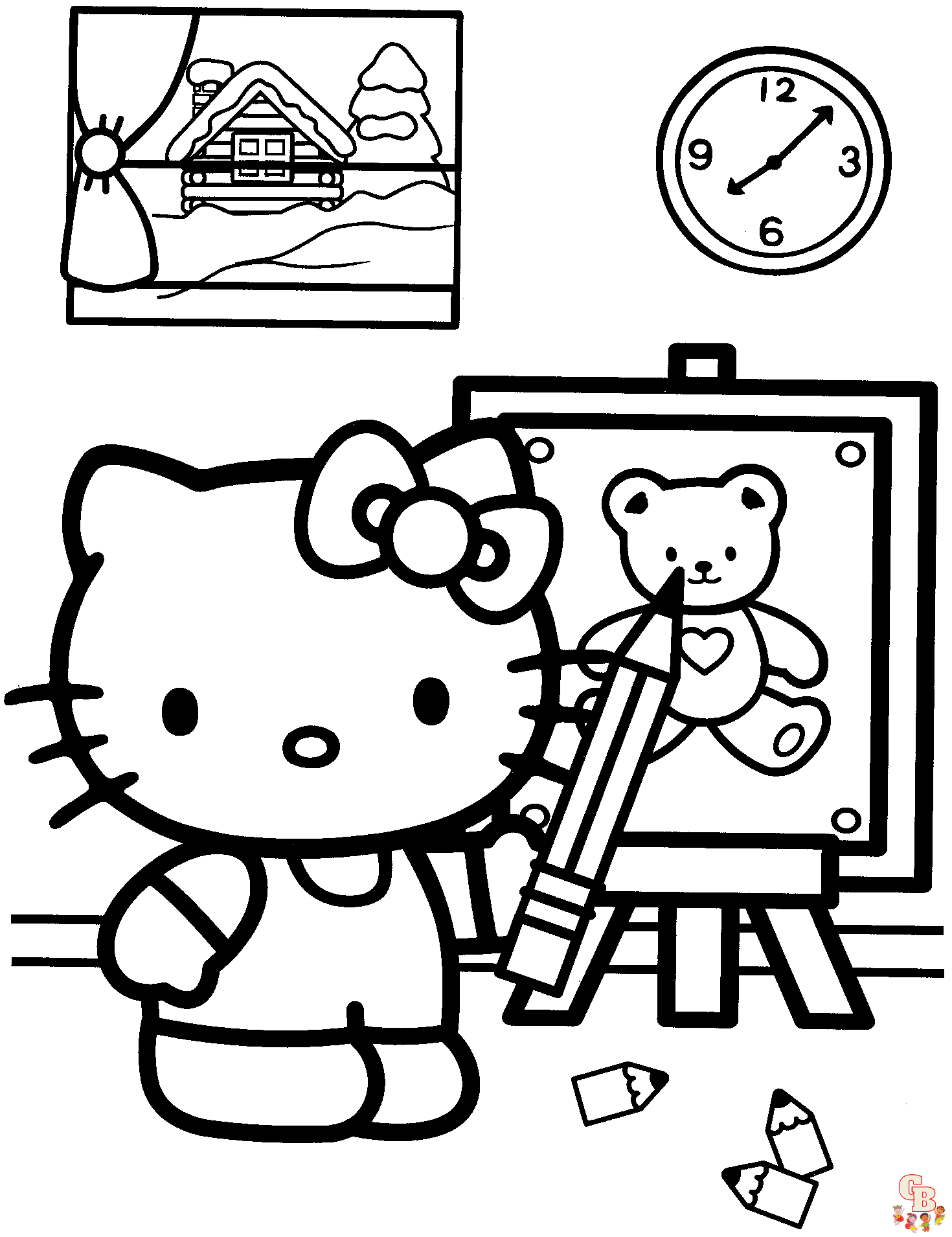 Sanrio Coloring Pages Printable Aesthetic 56