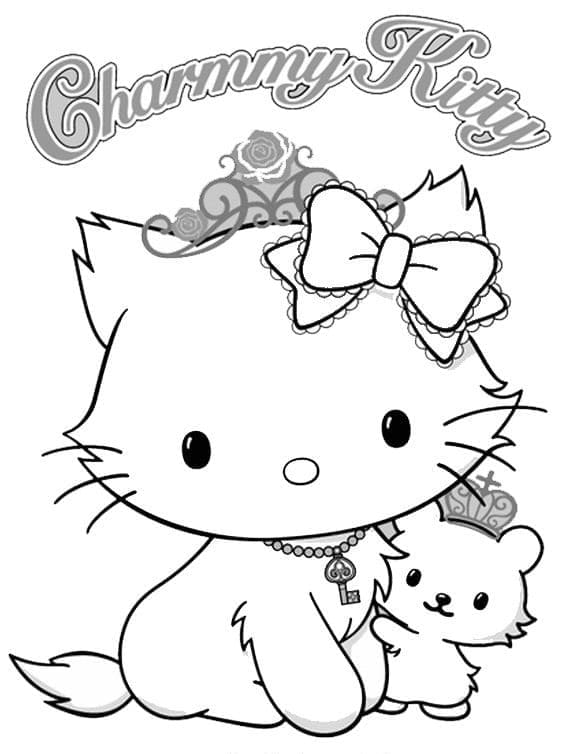 Sanrio Coloring Pages Printable Aesthetic 59