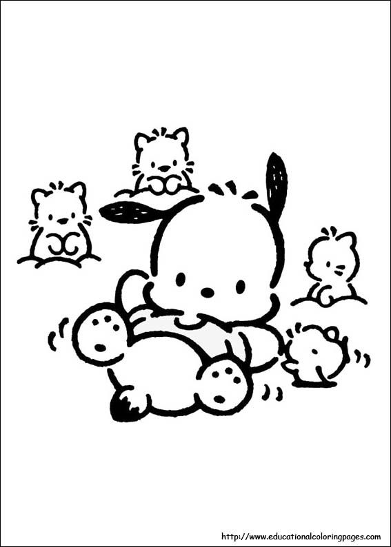 Sanrio Coloring Pages Printable Aesthetic 60