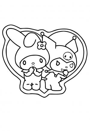 Sanrio Coloring Pages Printable Aesthetic 61