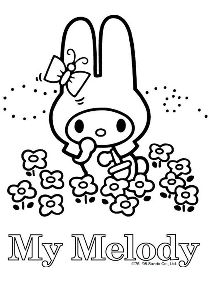 Sanrio Coloring Pages Printable Aesthetic 63