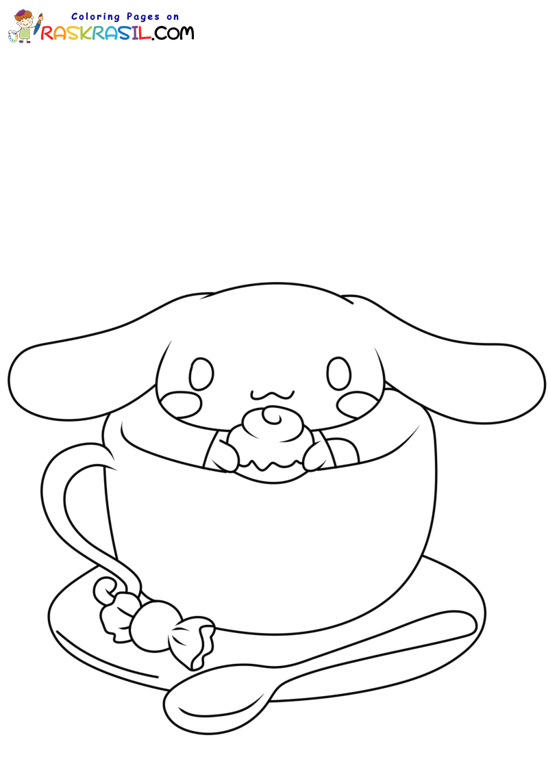 Sanrio Coloring Pages Printable Aesthetic 64