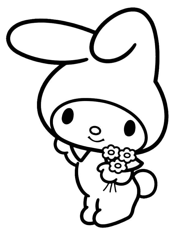 Sanrio Coloring Pages Printable Aesthetic 69