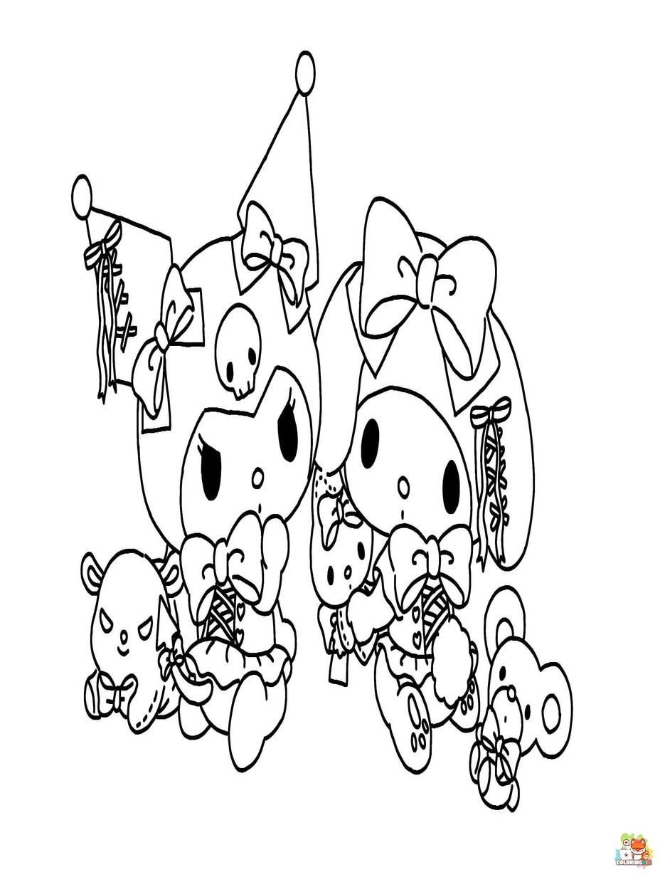 Sanrio Coloring Pages Printable Aesthetic 71