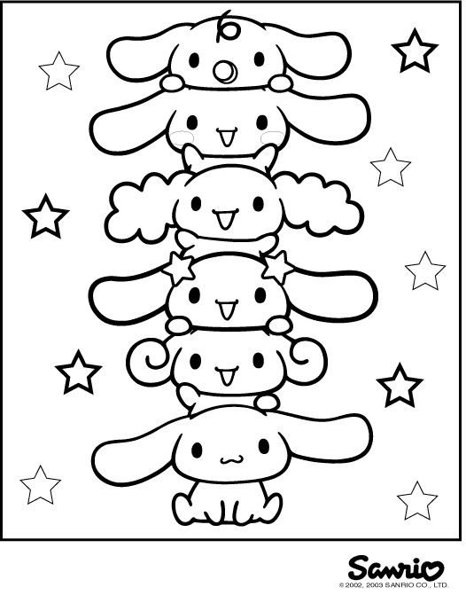 Sanrio Coloring Pages Printable Aesthetic 73