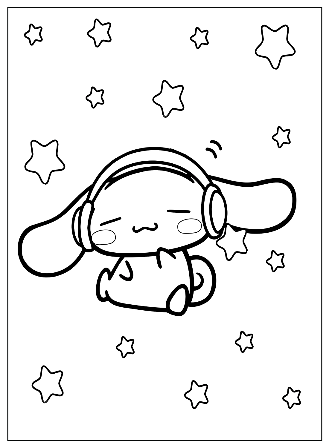 Sanrio Coloring Pages Printable Aesthetic 78