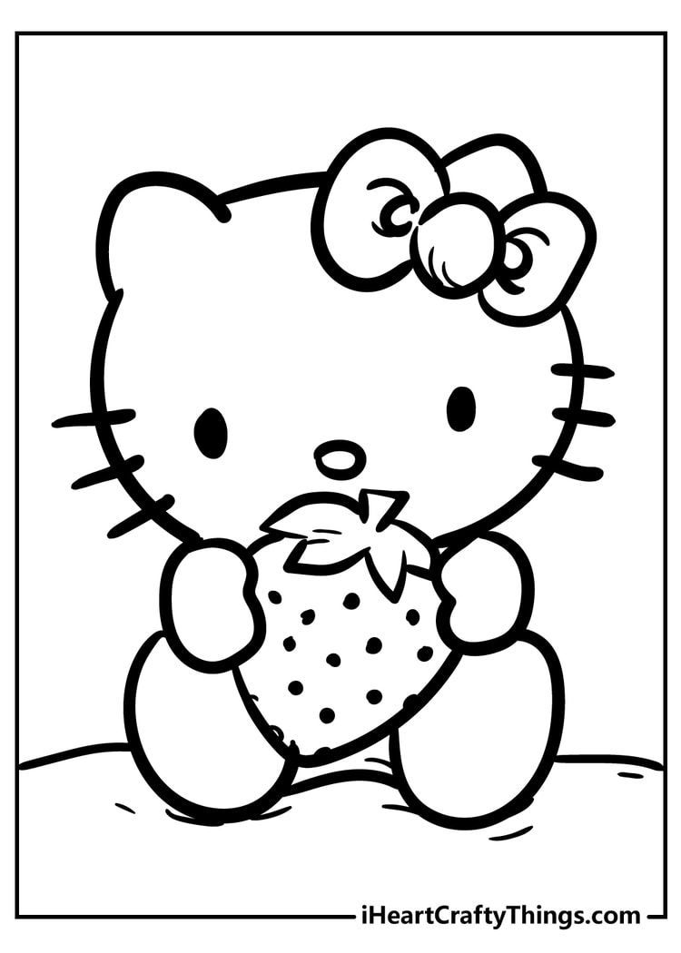 Sanrio Coloring Pages Printable Aesthetic 98