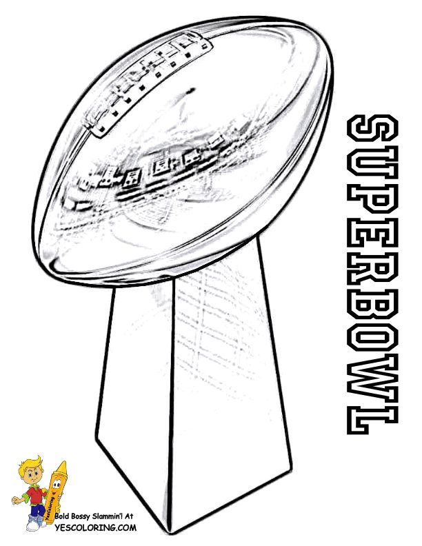 super bowl 2024 coloring page