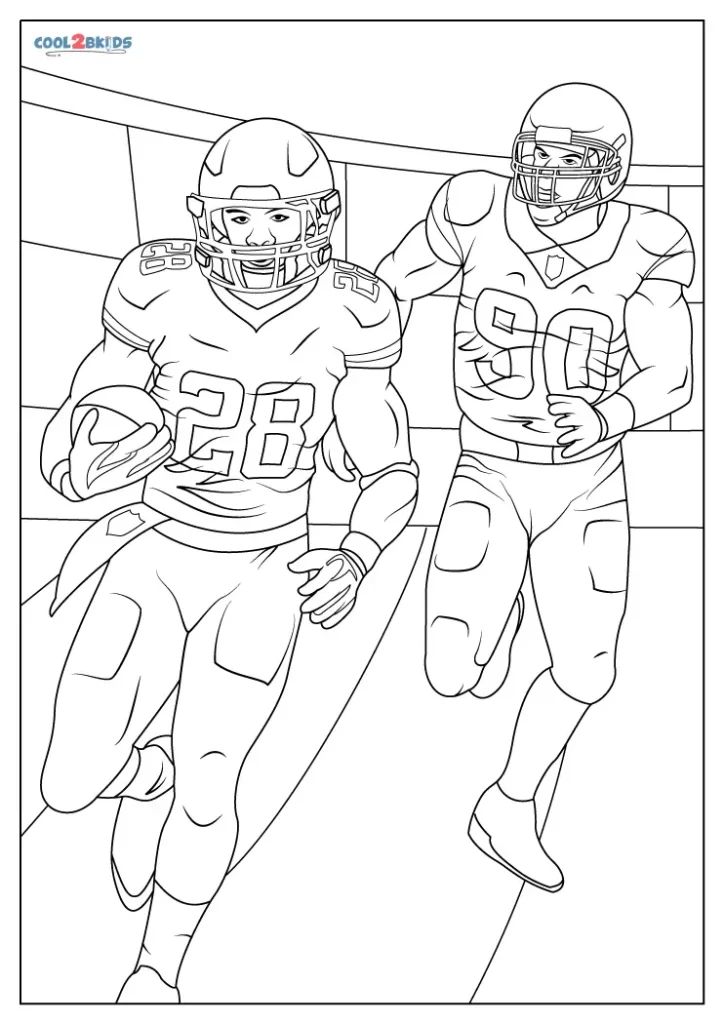 super bowl 2024 coloring pages