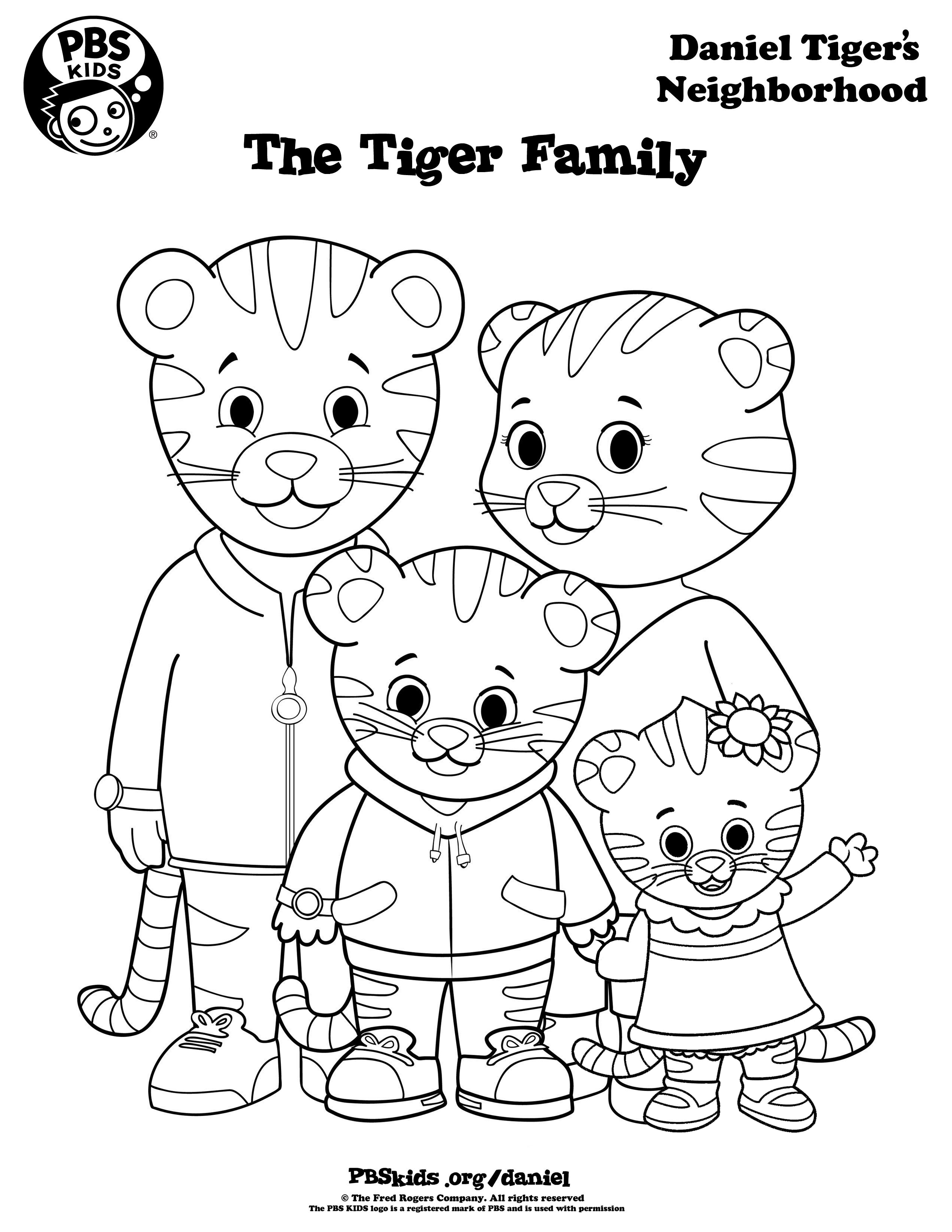 Tiger Coloring Pages for Kids Printable 112