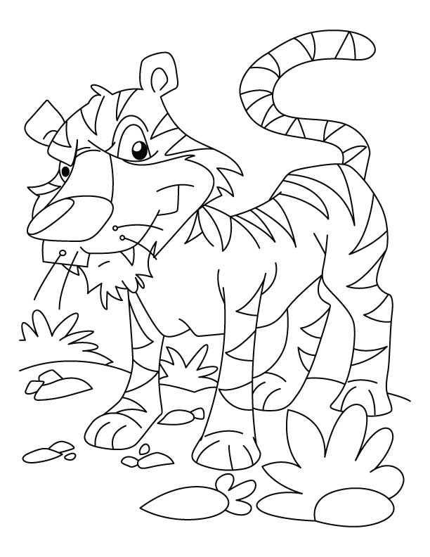 Tiger Coloring Pages for Kids Printable 116