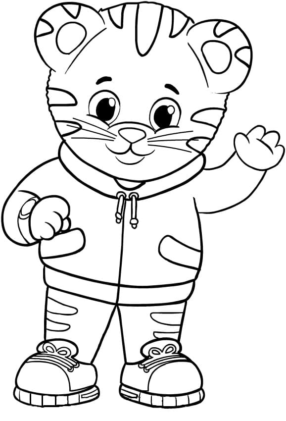 Tiger Coloring Pages for Kids Printable 117