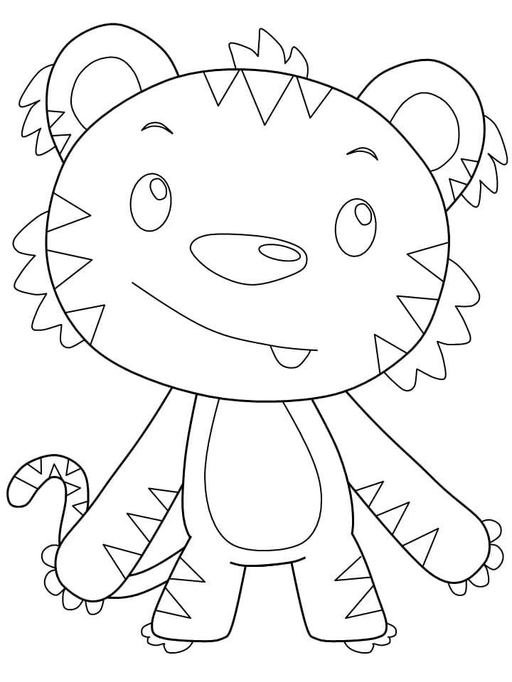 Tiger Coloring Pages for Kids Printable 28